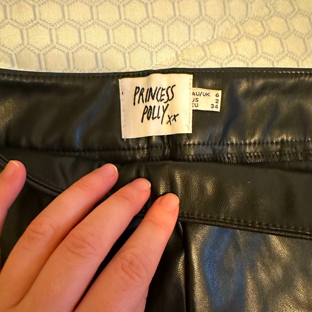 Princess Polly Braden Pants Faux Leather